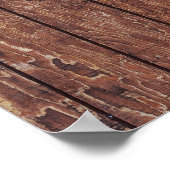 納屋の壁、木、木の板、板素朴、 ポスター (角)