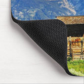 納屋の壮大なTetons山 マウスパッド (コーナー)