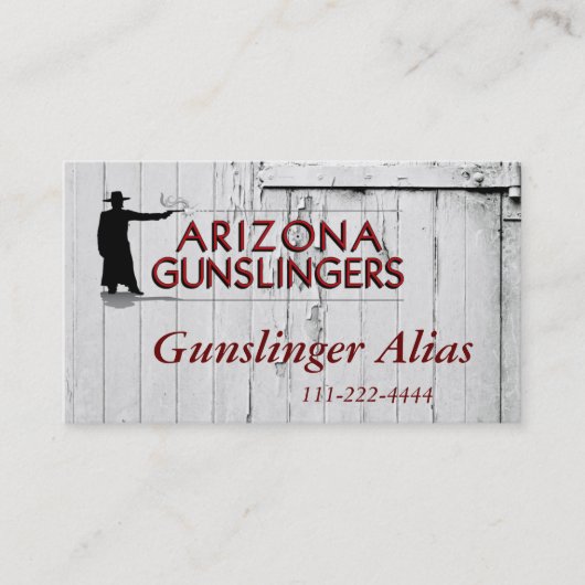 納屋の大戸の背景のクラブ名刺 名刺 (正面)