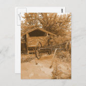 納屋の後ろ ポストカード (正面/裏面)