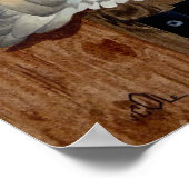 納屋の戸にはバーンドウルがある ポスター (角)