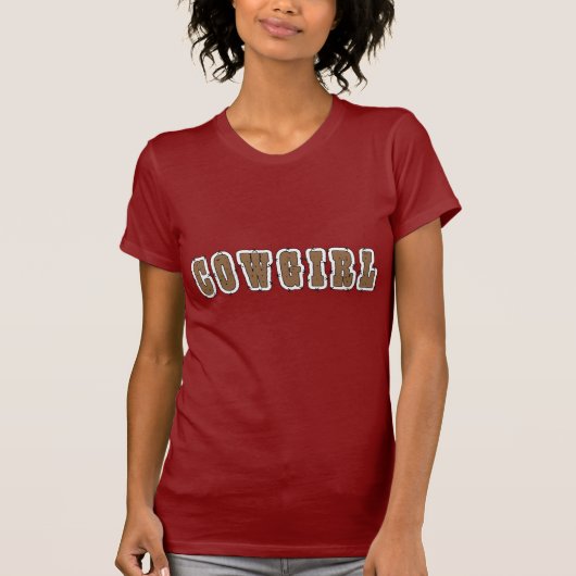 納屋の最もかわいい女性のカーボーイ Tシャツ (正面)