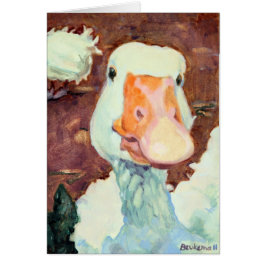 納屋の最も幸せなガチョウ