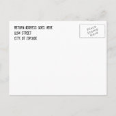 納屋の木のはがきを保存する 案内ポストカード (裏面)