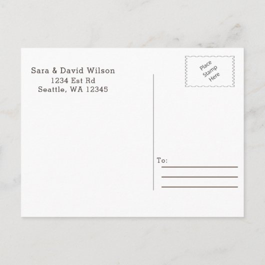 納屋の木のヒマワリの田舎地方 案内ポストカード (裏面)