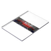 納屋の木製のデザインのコルベットのアカエイ ノートブック (左側)