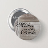 納屋の木製の結婚式ボタン 缶バッジ (正面&裏面)