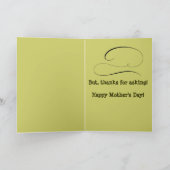 納屋の母の日カードで生まれて下さい カード (内部)