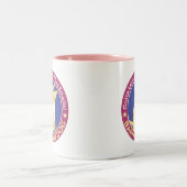 ""納屋の狩りのマグをかぐ犬を愛するために得られる ツートーンマグカップ (中央)