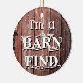 納屋の発見 セラミックオーナメント (左)