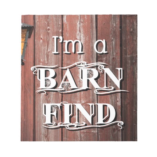 納屋の発見 ノートパッド (正面)