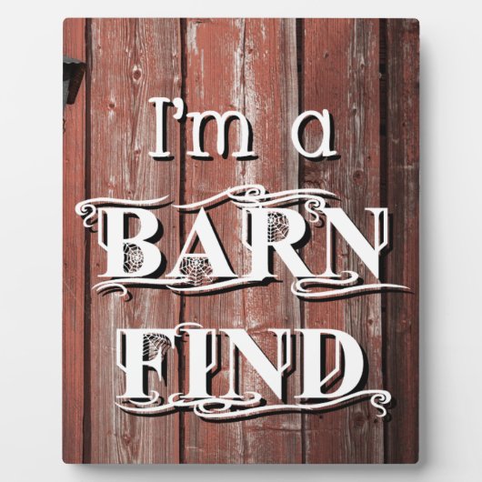 納屋の発見 フォトプラーク (正面)