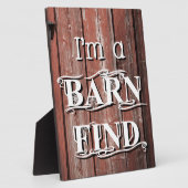 納屋の発見 フォトプラーク (側面)