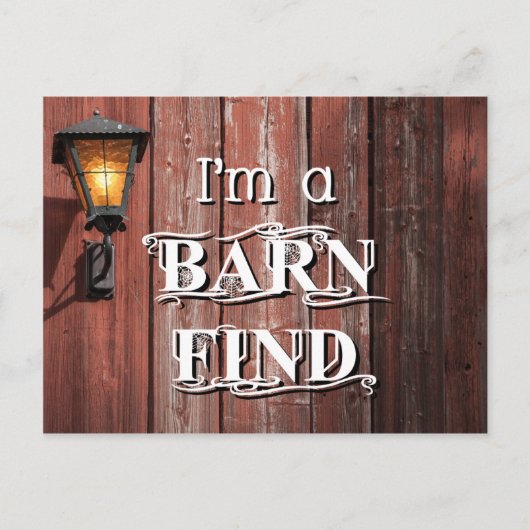 納屋の発見 ポストカード (正面)