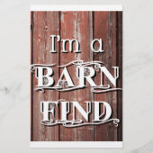 納屋の発見 便箋 (正面)