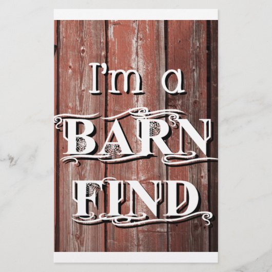 納屋の発見 便箋 (正面)