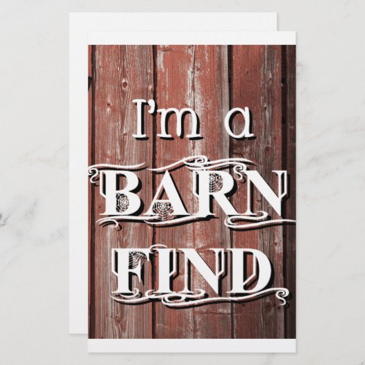 納屋の発見 便箋 (正面/裏面)