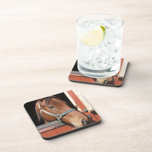 納屋の馬 コースター (右側)