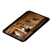 納屋の鶏の磁石 マグネット (左側)