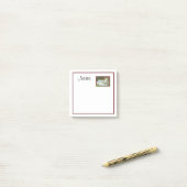 納屋の鶏、馬3Mポスト®ノート ポストイット (デスク上)