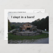 納屋はがきに寝た ポストカード (正面/裏面)