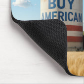 納屋サイロのアメリカ国旗 マウスパッド (コーナー)