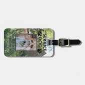 納屋サービス犬写真付き身分証明書 ラゲッジタグ (正面横)