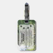 納屋サービス犬写真付き身分証明書 ラゲッジタグ (裏面縦)