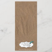 納屋スケッチカントリーウェディングメニュー メニュー (裏面)