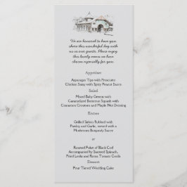 納屋スケッチカントリーウェディングメニュー メニュー