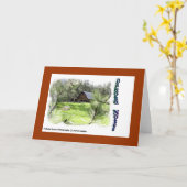 納屋ノートカード カード (黄色い花)