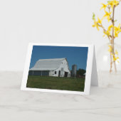 納屋及びサイロ カード (黄色い花)