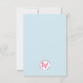 納屋周囲の庭ありがとう 招待状 (裏面)