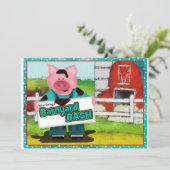 納屋周囲の庭の強打のパーティー 招待状 (スタンド正面)