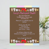 納屋周囲の庭の強打 招待状 (スタンド正面)