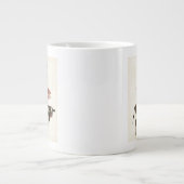 納屋周囲の庭の芽 – 牛、豚、羊、鶏 ジャンボコーヒーマグカップ (正面)