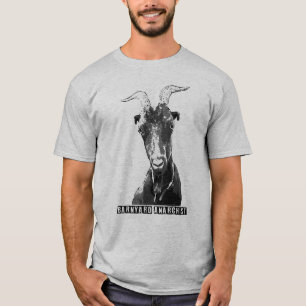 納屋周囲の庭アナキスト Tシャツ