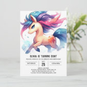 納屋周囲の庭デジタル馬誕生日 招待状 (スタンド正面)