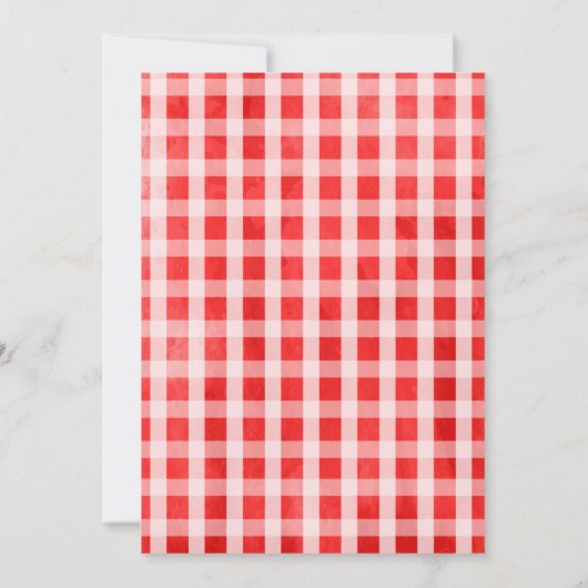 納屋周囲の庭ファームアニマルズバースデーパーティ招待状 招待状 (裏面)