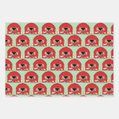 納屋周囲の庭ファームデザイン ラッピングペーパーシート (正面3)