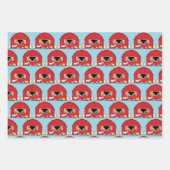 納屋周囲の庭ファームデザイン ラッピングペーパーシート (正面2)