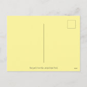 納屋周囲の庭ファーム動物オン7月4日おもしろいかわいい シーズンポストカード (裏面)