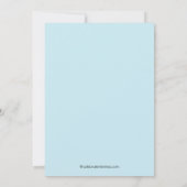 納屋周囲の庭ルースターベビーシャワー招待状 招待状 (裏面)