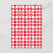 納屋周囲の庭動物赤ちゃんシャワーベビー本 エンクロージャーカード (裏面)