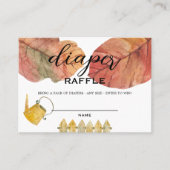 納屋周囲の庭動物 – 納屋 – おむつラッフルインサートカード プレイスカード (正面)