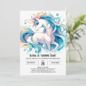 納屋周囲の庭印刷可能な馬誕生日 招待状 (スタンド正面)