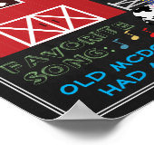 納屋周囲の庭第1誕生日ポスター16x20 ポスター (角)