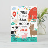 納屋周囲の庭誕生会 招待状 (スタンド正面)