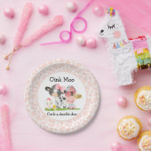 納屋周囲の庭誕生日プレートオインクコカドルモードゥ ペーパープレート (パーティー)