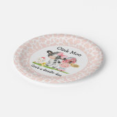 納屋周囲の庭誕生日プレートオインクコカドルモードゥ ペーパープレート (アングル)